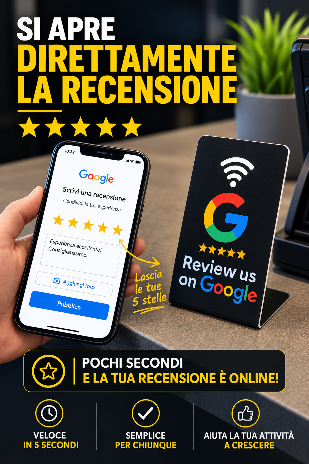 Apri subito la pagina delle recensioni